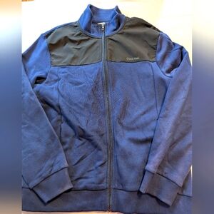 Men's Calvin Klein Fleece Zip Up Coat Size Large